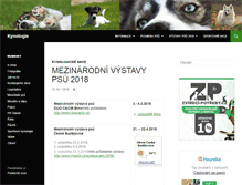 Tablet Screenshot of kynologie.org